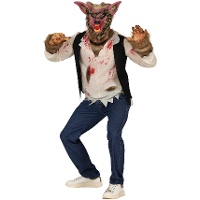 Disfraz de hombre lobo asesino para hombre