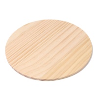 Disco de madera de 18 x 0,5 cm - 1 unidad