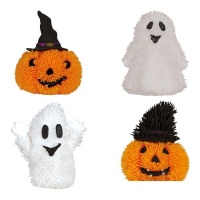 Figura de goma de Halloween con luz - 1 unidad