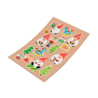 Pegatinas de Navidad de elfos