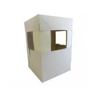 Caja de 20 x 20 x 15 cm para tarta con extensor de 30 cm