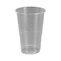 Vasos de 350 ml de plástico transparente - 15 unidades
