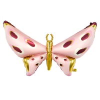 Globo de mariposa metalizado de 121 x 88 cm - PartyDeco