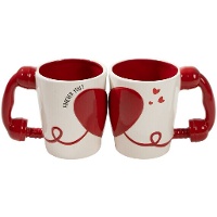 Taza de 490 ml de asa teléfono - 2 unidades