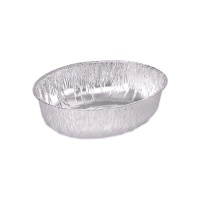 Envase de 27,3 x 22,6 x 7,6 cm desechable ovalado