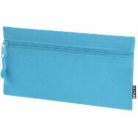 Estuche con cremallera de colores de 22 x 11,5 cm - 1 unidad