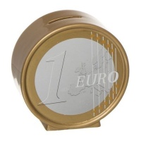 Hucha de moneda de Euro de 14 cm