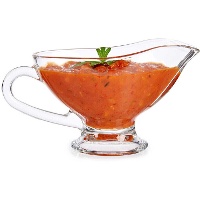 Salsera de 300 ml de vidrio