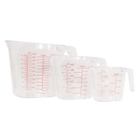 Jarras medidoras de 0,25, 0,5 y 1 L - Patisse - 3 unidades