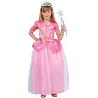 Disfraz de princesa rosa mágica para niña