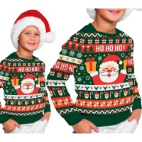 Jersey de Navidad de Papá Noel Ho Ho Ho infantil