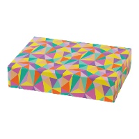 Caja de 23,5 x 16 x 5 cm de pollitos caleidoscopio