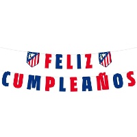 Guirnalda de Atlético de Madrid de Feliz cumpleaños
