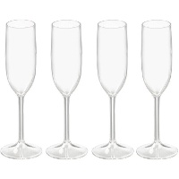 Copa de 165 ml para cava de acrílico - 4 unidades