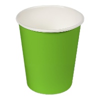 Vasos de 200 ml de cartón de colores - 24 unidades