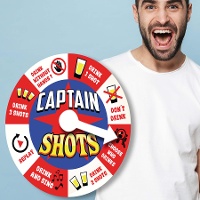 Juego de ruleta de capitan shots