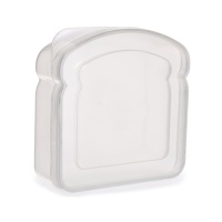Porta sandwich de plástico transparente