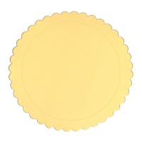 Base para tarta de 30 x 30 x 0,1 cm dorada
