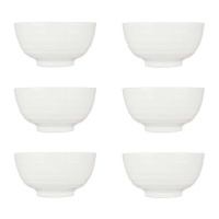 Bol de 16 cm redondo de porcelana - 6 unidades