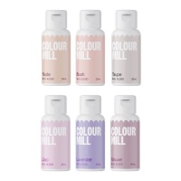 Colorante en gel base de aceite Bride de 20 ml - Colour Mill - 6 unidades