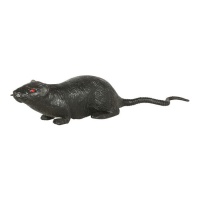 Ratón de 18 cm negro