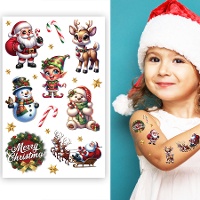 Tatuajes temporales navideños