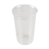 Vasos de 500 ml de plástico transparente - 40 unidades