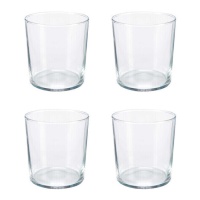 Vaso de 380 ml Bistro pinta - 4 unidades