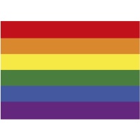 Oblea comestible de LGTBI de 21 x 14,8 cm