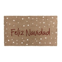 Felpudo Feliz Navidad nevado