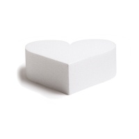 Corazón de corcho de 15 x 7,5 x 7,5 cm