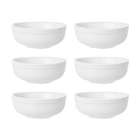 Bol de 14,5 cm redondo de porcelana - 6 unidades