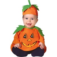 Disfraz de calabaza con gorro para bebé