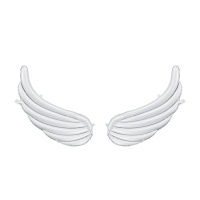Globo de alas de Paloma Blanca de 95 x 37 cm - Partydeco