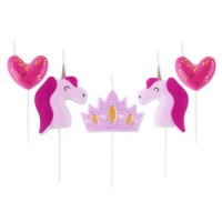Velas de Princess - PME - 5 unidades