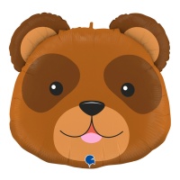 Globo de cabeza de oso de 74 cm - Grabo