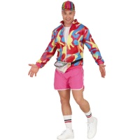 Disfraz de runner colorido para hombre