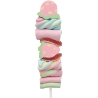Brocheta de nube de fresa de 40 gr