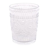 Vaso de 290 ml de cristal grabado transparente
