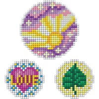 Diamond painting pegatina de sol - Collection D art - 3 unidades