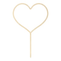 Topper para tarta de corazón - PartyDeco