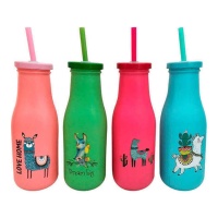 Botella de 0,42 L Llamas - 1 unidad