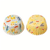 Cápsulas para cupcakes de instrumentos musicales - Decora - 36 unidades