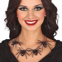 Set de collar y pendientes de araña