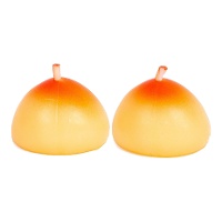 Velas en forma de tetas - 2 unidades