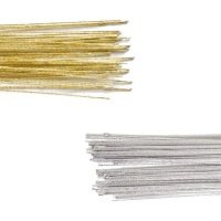 Alambres para flores calibre 24 metalizados - Culpitt - 50 unidades