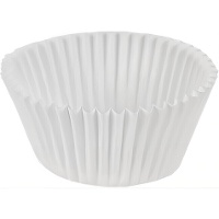 Cápsulas para cupcakes de 4,8 cm blancas - Best Products - 60 unidades
