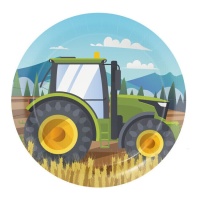 Platos de Tractor de 18 cm - 8 unidades