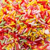 Sprinkles de fideos de colores de 670 gr - Carmencita