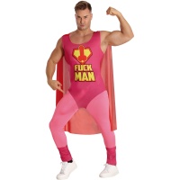 Disfraz de superhéroe Fuckman para hombre